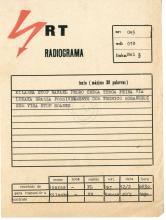Radiograma de Soares a «Kilamba»