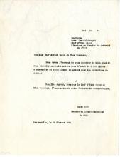 Carta de Lúcio Lara ao Capitão Henri Ondziel-Bangui