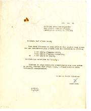 Carta de Lúcio Lara ao Capitão Henri Ondziel-Bangui