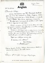 Carta de Agostinho Neto a «Ndozi» sobre Humbaraci