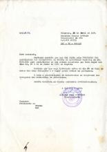Carta de António José Condesse a Pascal Luvualu
