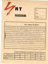 Radiograma de Pascal Luvualu a «Kilamba»