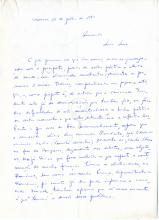 Carta de Daniel Agostinho? a Lúcio Lara