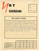Radiograma de CPRFL a CPR
