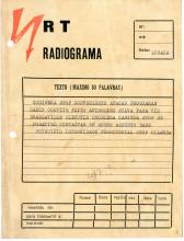 Radiograma de Kilamba a Tchiweka