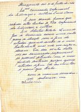 Carta de Sebastião Kilala a Lúcio Lara