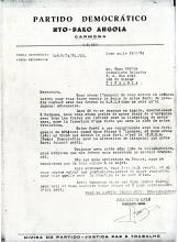 Carta de Francisco Lele (Nto-Bako Angola-Carmona) a Theo Ruyter