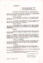 Proclamation to the fighting angolan People