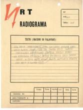 Radiograma de «Kilamba» à CPR