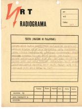 Radiograma de «Kilamba» à CPRFN