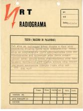 Radiograma da CPR a «Tchiweka»