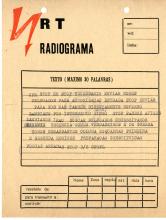 Radiograma da CPRFL à CPR