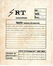 Radiograma nº 1900 de «Diandengue» a «Kilamba»