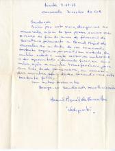 Carta de Manuel Miguel de Carvalho “Uadijimbi” ao Director do CIR