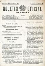 Boletim Oficial de Angola I Série, nº 278
