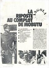«Angola: La riposte au complot de Mobutu»