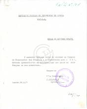 Ordens de Serviço de nº 9/71 a nº 19/71, de J. Cristóvão