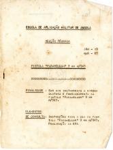 Manual da Escola de Aplicação Militar de Angola (Secção Técnica)