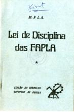 “Lei de Disciplina das FAPLA”