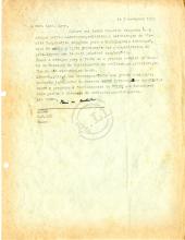 Carta de Mário de Andrade a Lúcio Lara, com lista provisória de biografias