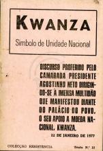 Discurso de A. Neto, no Palácio do Povo, sobre a moeda nacional, Kwanza