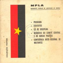 MPLA - Programa; Estatutos; Lei de disciplina…