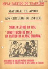 Constituição do MPLA em Partido da classe operária