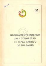 Regulamento Interno do II Congresso do MPLA-PT - 1985