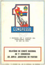 Relatório do Comité Nacional ao 1º Congresso da JMPLA-JP
