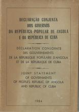 Declaração conjunta dos governos da RPA e da República de Cuba