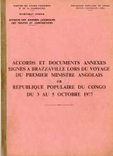 Accords et documents annexes signés à Brazzaville