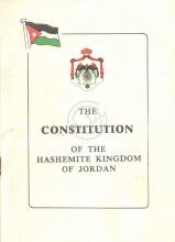 The Constitution of the Hashemite Kingdom of Jordan