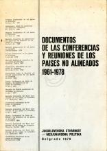 Documentos de las conferencias y reuniones de los Paises No Alineados