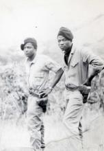 «Base das Pacaças» (MPLA) - Guerrilheiros do primeiro grupo na base