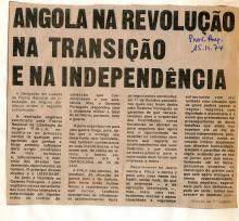 Angola na revolução e na independência