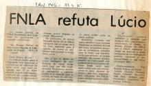 FNLA refuta Lúcio Lara