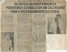 Agostinho Neto ao Jornal de Angola