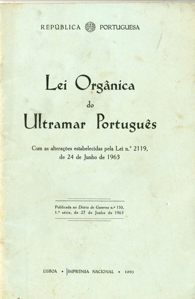 Lei Orgânica do Ultramar Português