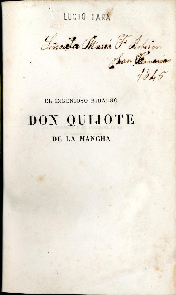 Ingenioso Hidalgo Don Quijote de La Mancha (El)