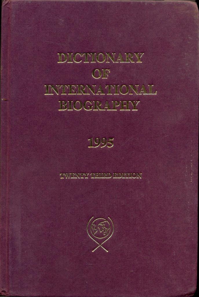 Dictionary of International Biography 1995