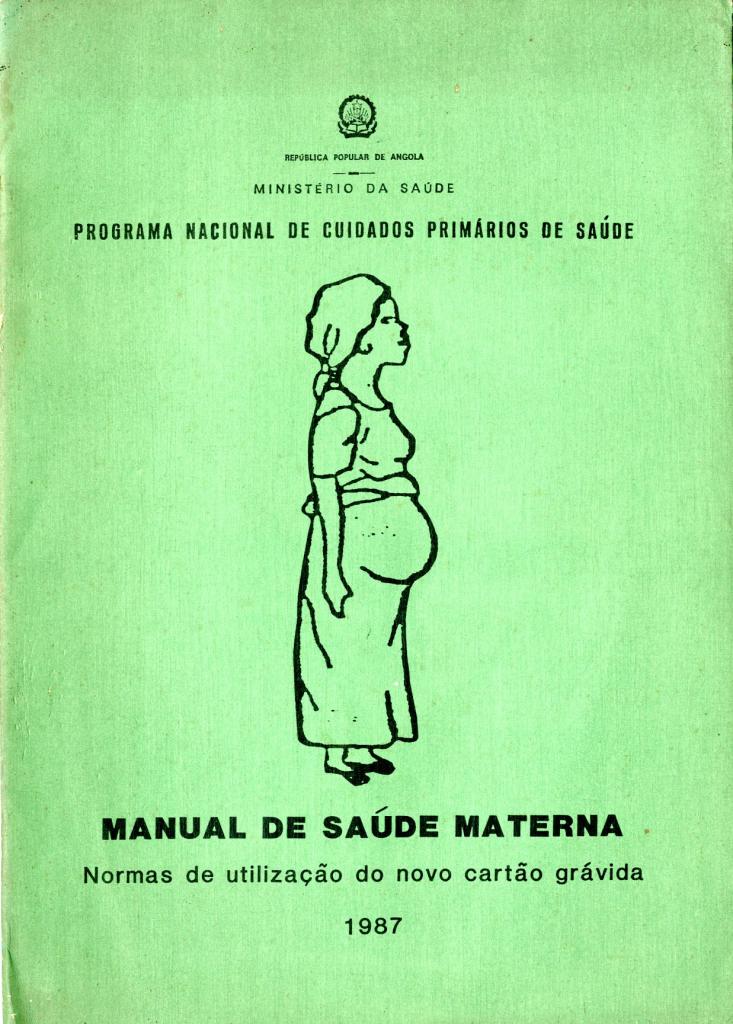 Manual de Saúde Materna. Normas de utilização do novo cartão grávida
