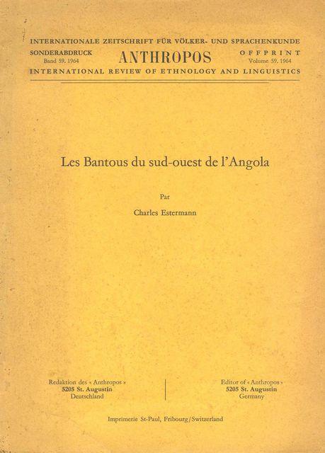 Anthropos (International Review of Ethnology and Linguistics)