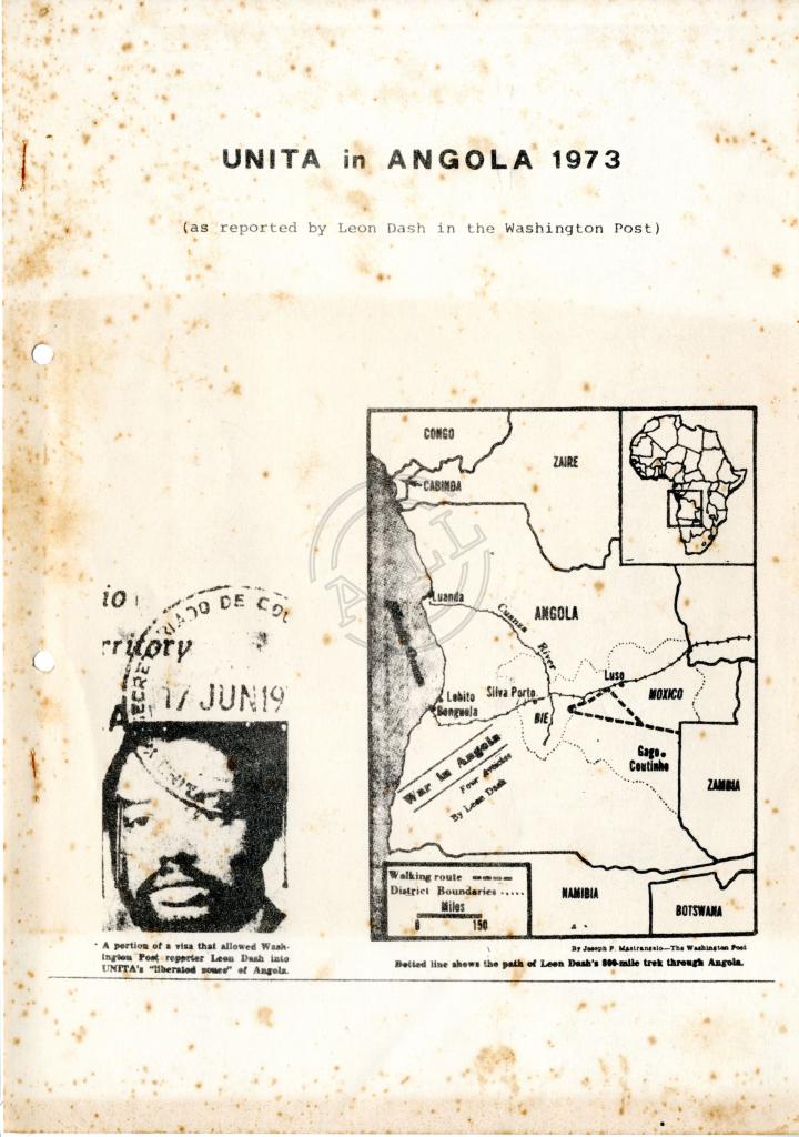 UNITA in Angola 1973