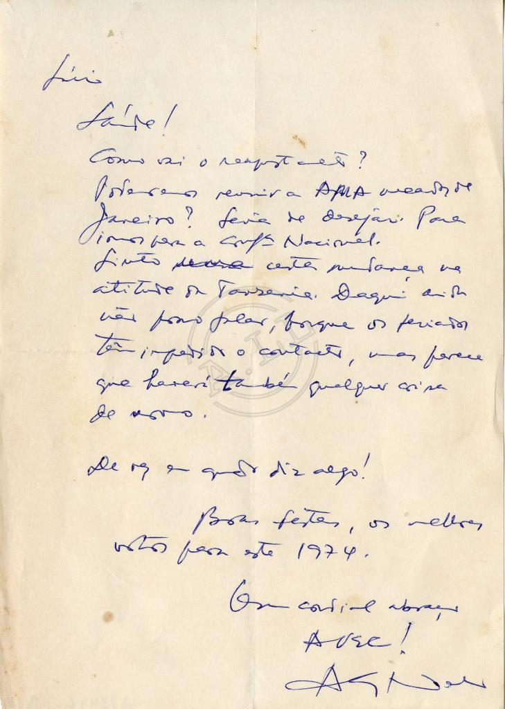 Carta de Agostinho Neto a Lúcio Lara