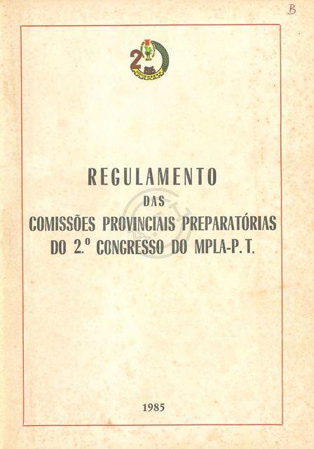 Regulamento das comissões provinciais preparatórias