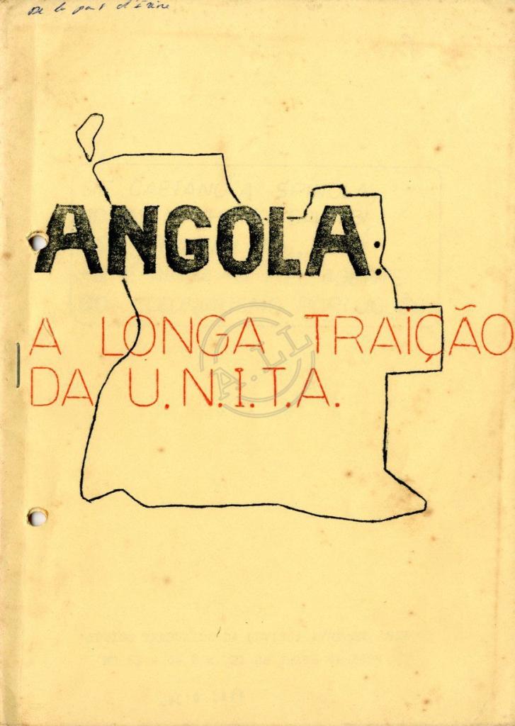 ANGOLA: A longa traição da UNITA