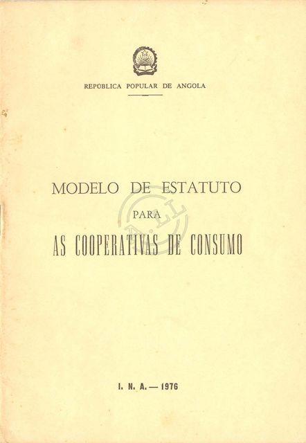 Modelo de Estatuto para as Cooperativas de Consumo